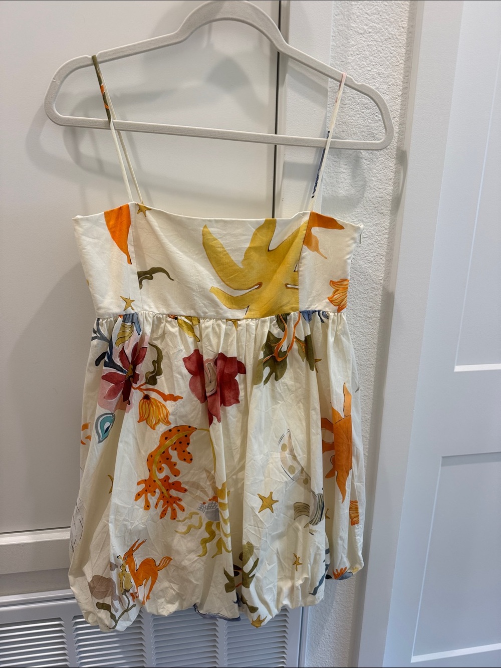 Zara fun patterned bubble dress - size small